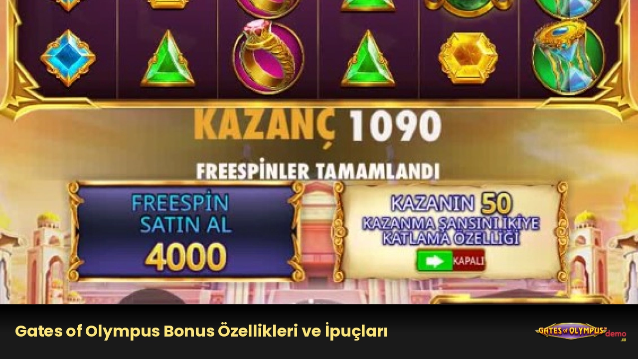 Gates of Olympus Bonus Özellikleri ve İpuçları